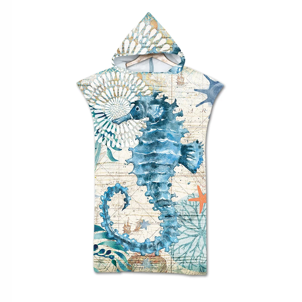 Free shipping Novelty Gift Sea Horse Turtle Whale Octopus Dolphin Blue Large Hooded Swim Surf Beach Towel Poncho Changing Robe
Free shipping Novelty Gift Sea Horse Turtle Whale Octopus Dolphin Blue Large Hooded Swim Surf Beach Towel Poncho Changing Robe