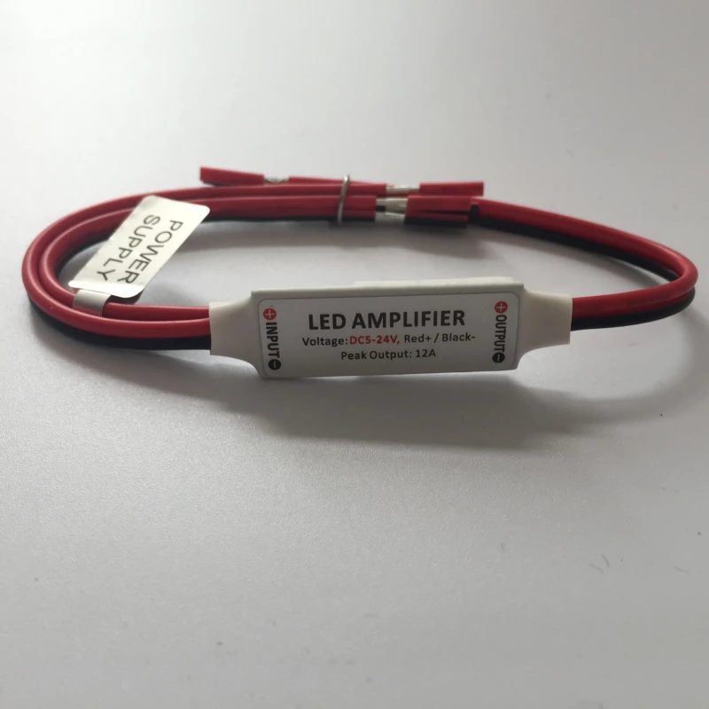 Mini led amplifier 288W 3*4A Mini LED RGB Amplifier High Quality DC 5-24V Red/Black Cable
Mini led amplifier 288W 3*4A Mini LED RGB Amplifier High Quality DC 5-24V Red/Black Cable