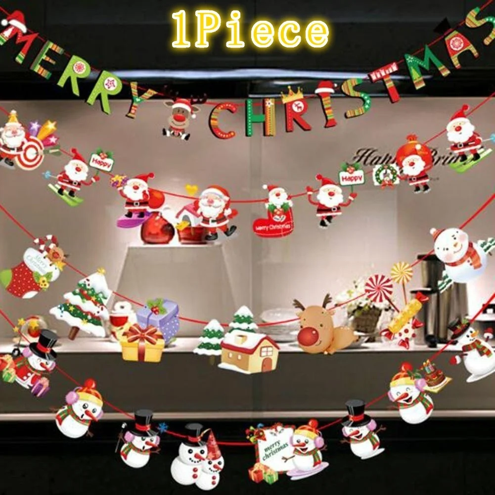 Cartoon Pull Flag Christmas Flag Decoration Supplies Birthday Wedding Decoration Hanging Flag Christmas Decorations for Home
Cartoon Pull Flag Christmas Flag Decoration Supplies Birthday Wedding Decoration Hanging Flag Christmas Decorations for Home