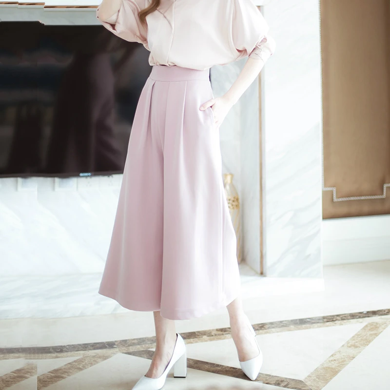 Customize 2017 New Spring Summer Plus Size S-10XL Women Casual Loose Wide Leg Pants Palazzo Culottes Stretch Trouser Pink
Customize 2017 New Spring Summer Plus Size S-10XL Women Casual Loose Wide Leg Pants Palazzo Culottes Stretch Trouser Pink