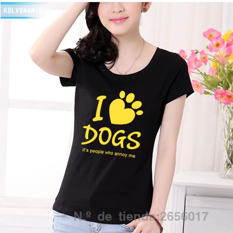 I LOVE DOGS IT'S HUMANS THAT ANNOY Letters Printed T Shirt Ladies Slim Tee Tshirt Womens 2021 Summer Fashion Kawaii Swag T-Shirt
I LOVE DOGS IT'S HUMANS THAT ANNOY Letters Printed T Shirt Ladies Slim Tee Tshirt Womens 2021 Summer Fashion Kawaii Swag T-Shirt