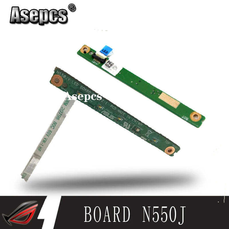 Asepcs для For Asus N550 N550JV светодиодная плата с кабелем тест хорошо|Комплектующие