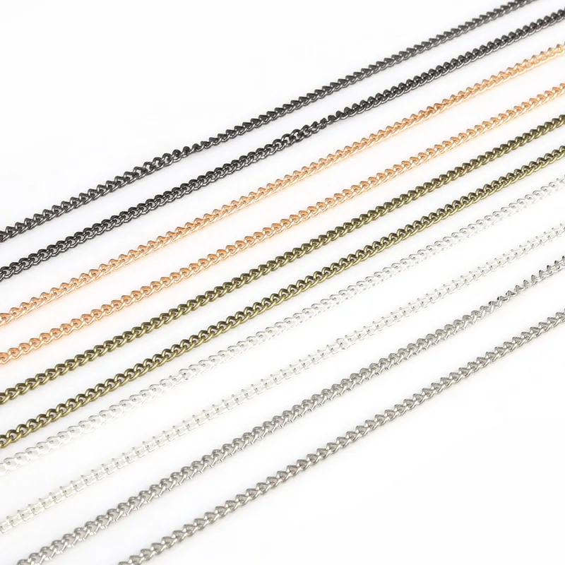 10 meter Metal Iron Chains Plated Silver Jeweley Findings For Jewelry Making Necklace Bracelet Material DIY Accessories
10 meter Metal Iron Chains Plated Silver Jeweley Findings For Jewelry Making Necklace Bracelet Material DIY Accessories