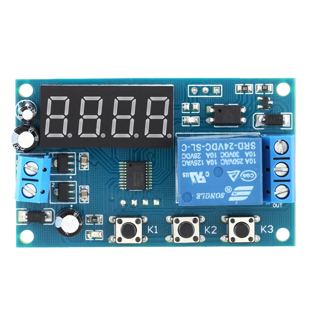 Многофункциональное реле времени задержки 12 В/24 В time delay relay управления