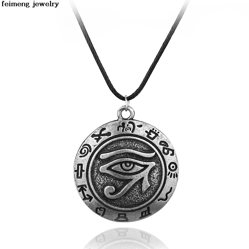 Оптовая продажа ожерелья Ra Horus Udjat оптовая egyptians eye классическое ожерелье для
