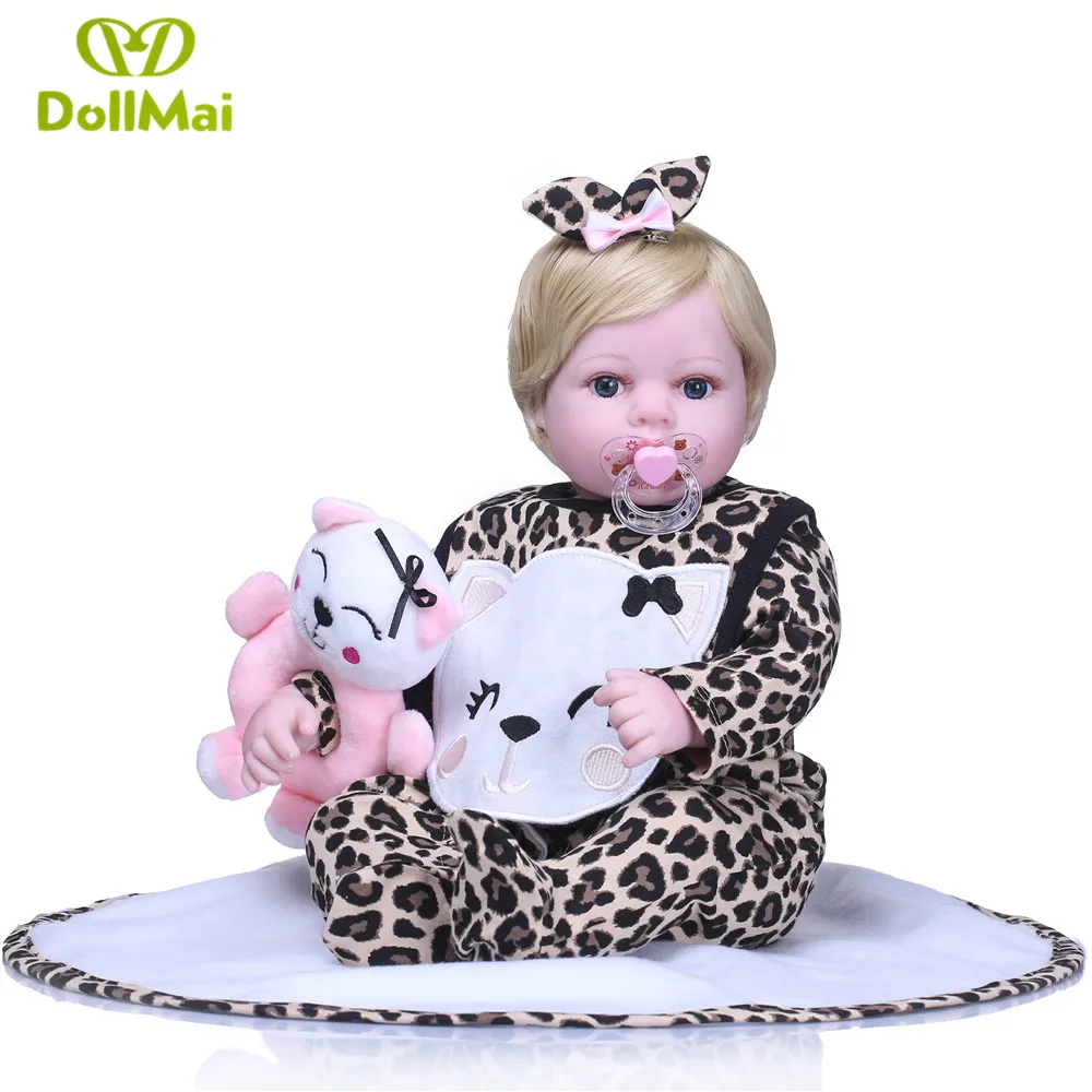 22inch 55cm Silicone baby reborn dolls, lifelike fashion doll reborn babies toys for girl pink princess gift brinquedos for kids
22inch 55cm Silicone baby reborn dolls, lifelike fashion doll reborn babies toys for girl pink princess gift brinquedos for kids