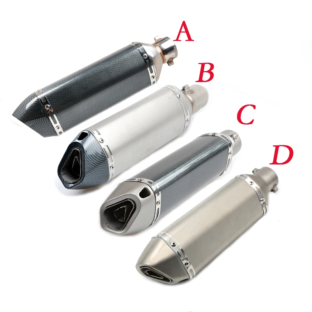 51MM Universal Motorcycle Exhaust Escape Modified Muffle Exhaust Pipe For HONDA GROM CBR250R CBR300R CB300F/FA CBR500R CB500F
51MM Universal Motorcycle Exhaust Escape Modified Muffle Exhaust Pipe For HONDA GROM CBR250R CBR300R CB300F/FA CBR500R CB500F