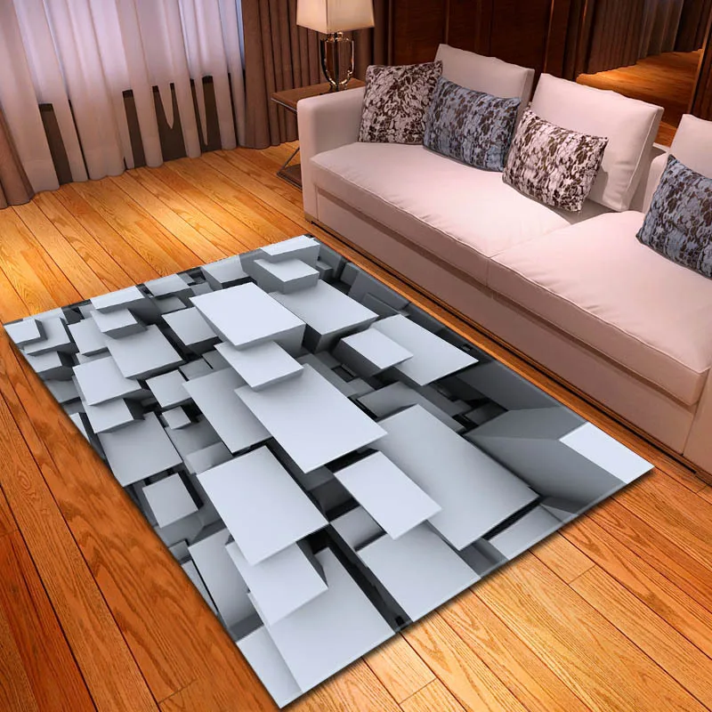 3D Grey lattice Living room large carpet bedroom rug anti-slip mats alfombra kids area rugs for home living room sofa tapete
3D Grey lattice Living room large carpet bedroom rug anti-slip mats alfombra kids area rugs for home living room sofa tapete