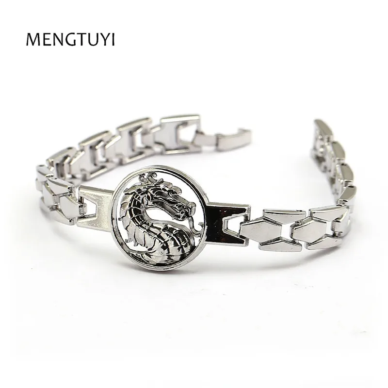 Mengtuyi 12pcs/lot Men Jewelry Dragon Bracelet Fighting Games Mortal Kombat charm Bracelets men punk pulseira masculin
Mengtuyi 12pcs/lot Men Jewelry Dragon Bracelet Fighting Games Mortal Kombat charm Bracelets men punk pulseira masculin