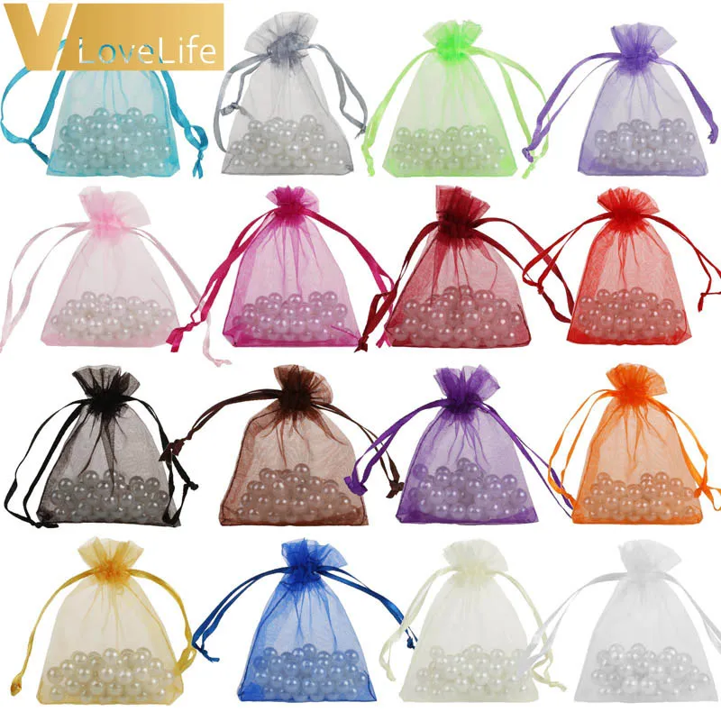 200pcs 7x9cm Wholesales Organza Bags Drawable Jewelry Pouch for Wedding Favor Christmas Decorations Candy Bag Diy Gift Packing
200pcs 7x9cm Wholesales Organza Bags Drawable Jewelry Pouch for Wedding Favor Christmas Decorations Candy Bag Diy Gift Packing