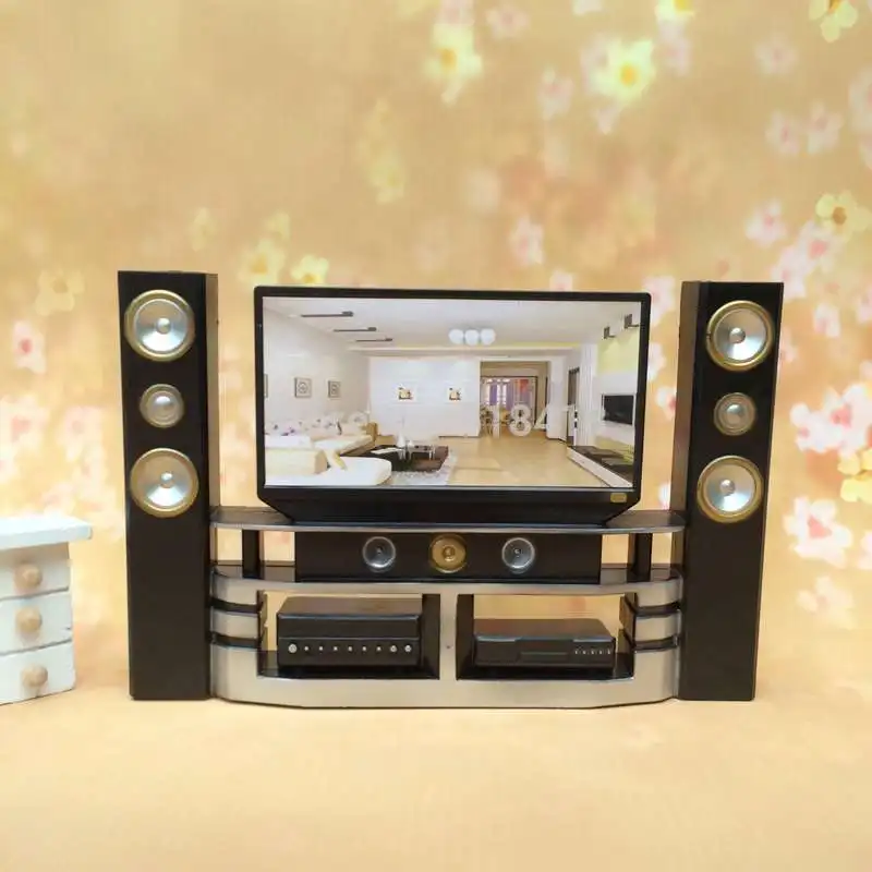 Doll House Set Gift Box Furniture Accessories Toys Black Tv Theater Fashion Girls Plastic 2021
Doll House Set Gift Box Furniture Accessories Toys Black Tv Theater Fashion Girls Plastic 2021