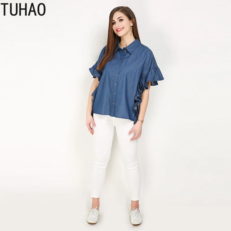 Женская джинсовая рубашка TUHAO, плюс размер, 7XL, 6XL, 5XL, повседневная Рабочая Рубашка, топы, джинсовые блузки, женские блузки, 8XL, RL
Женская джинсовая рубашка TUHAO, плюс размер, 7XL, 6XL, 5XL, повседневная Рабочая Рубашка, топы, джинсовые блузки, женские блузки, 8XL, RL