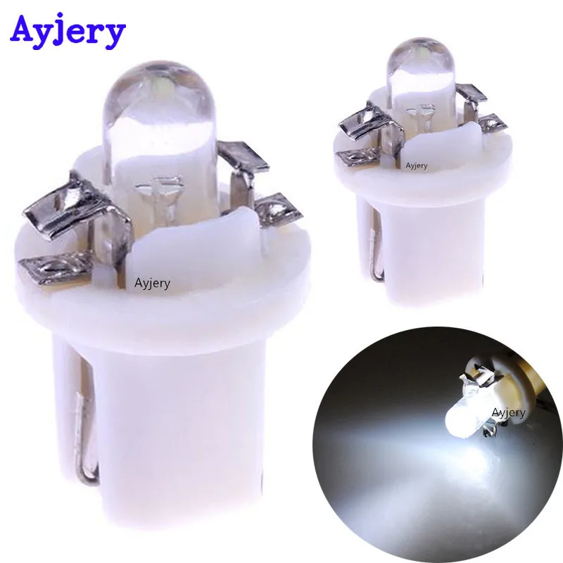 AYJERY 10X Led T5 B8.5D 12V Car Gauge B8.5 1 Smd Convex Led Speedo Dashboard Instrument Panel Light For All Cars White Red Blue
AYJERY 10X Led T5 B8.5D 12V Car Gauge B8.5 1 Smd Convex Led Speedo Dashboard Instrument Panel Light For All Cars White Red Blue