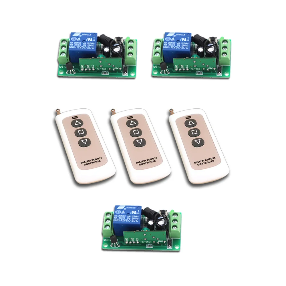 Promotion RF Wireless Remote Control Switch 1Channal Intelligent Family System 3X Receiver+3X Waterproof Transmitter 315/433MHZ
Promotion RF Wireless Remote Control Switch 1Channal Intelligent Family System 3X Receiver+3X Waterproof Transmitter 315/433MHZ