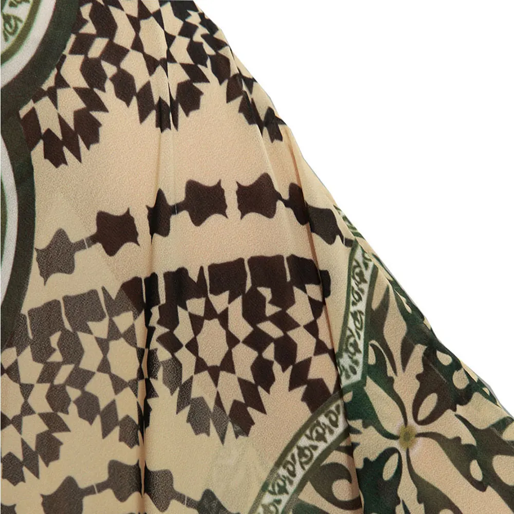 Printed Chiffon Muslim Abaya Maxi Dress Dubai Islamic boho Clothing For Women Bat sleeve Casual Loose vintage robe gown VKDR1230
Printed Chiffon Muslim Abaya Maxi Dress Dubai Islamic boho Clothing For Women Bat sleeve Casual Loose vintage robe gown VKDR1230
