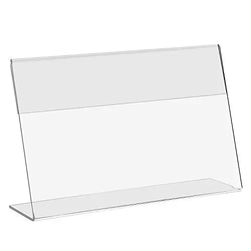 (10 units/pack) 150X100MM Acrylic Sign Display Holder Menu Holders Table Card Holders Photo Frames Ad Frames ADS019
(10 units/pack) 150X100MM Acrylic Sign Display Holder Menu Holders Table Card Holders Photo Frames Ad Frames ADS019