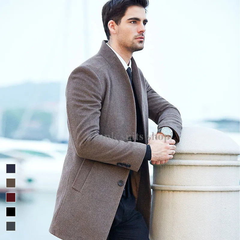 2017 Custom-made Winter wine Men Wool Long Coat Slim Fit Overcoat High Quality Men Coats Fashion Trench Outerwear
2017 Custom-made Winter wine Men Wool Long Coat Slim Fit Overcoat High Quality Men Coats Fashion Trench Outerwear