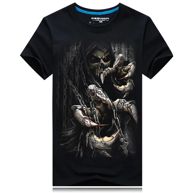 3D Printed Print Skull Claw Death Short Sleeve Graphic Mens Tee Shirts Goth Punk Round Tops T-Shirts Anime T Shirt Homme t-shirt
3D Printed Print Skull Claw Death Short Sleeve Graphic Mens Tee Shirts Goth Punk Round Tops T-Shirts Anime T Shirt Homme t-shirt