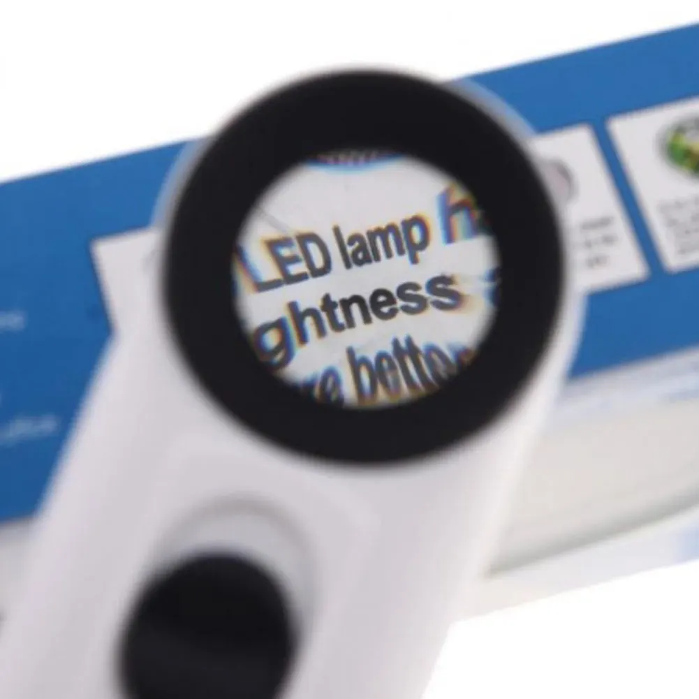 40 Times LED Light Handheld HD Magnifier Glass PCB Circuit Board repair tools Mini microscope Magnifying Glass Jewelry Loupe
40 Times LED Light Handheld HD Magnifier Glass PCB Circuit Board repair tools Mini microscope Magnifying Glass Jewelry Loupe