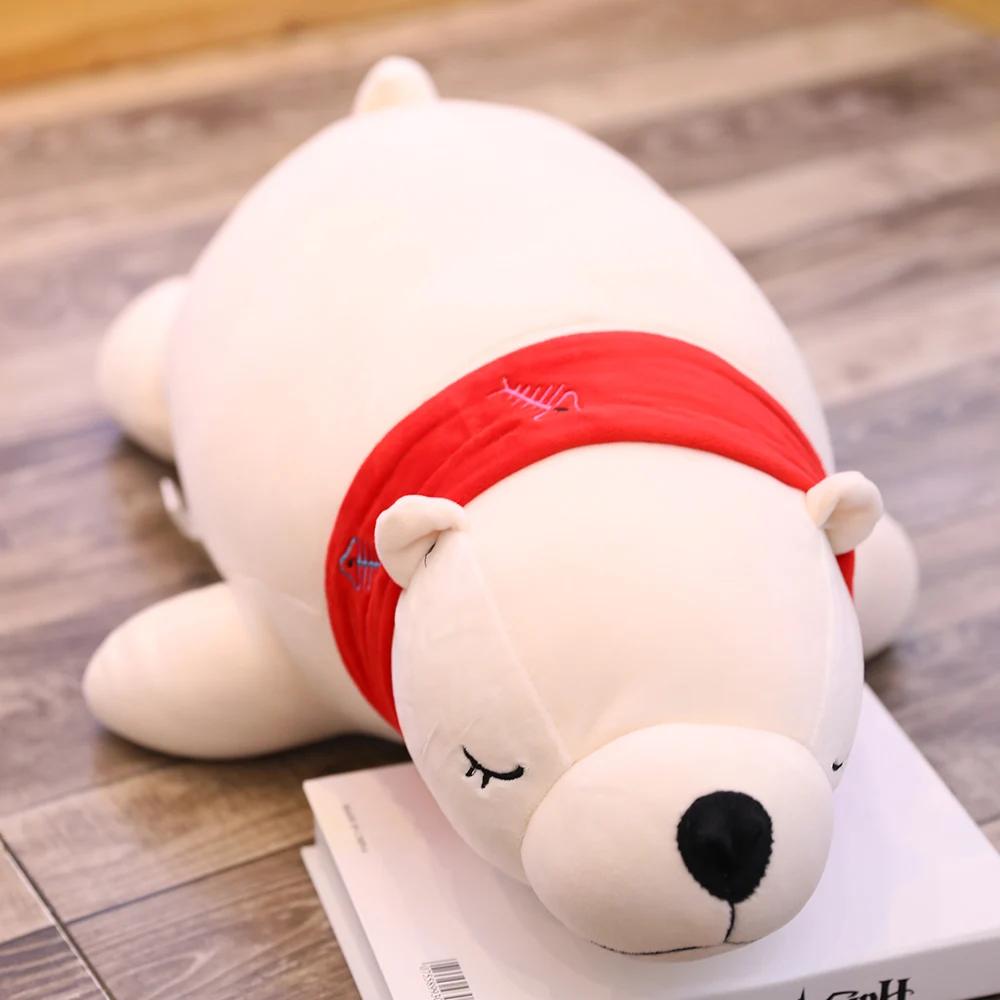 Cartoon cute scarf soft polar bear kawaii plush toy doll home decoration Soft Pillows holiday gifts for the children
Cartoon cute scarf soft polar bear kawaii plush toy doll home decoration Soft Pillows holiday gifts for the children