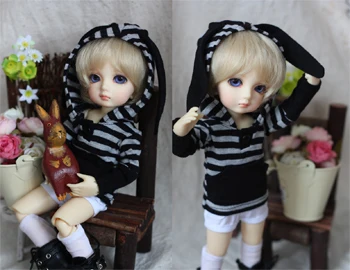 BJD doll clothes gray black stripes rabbit ears Hoody for 1/6 BJD YOSD doll clothes accessories
BJD doll clothes gray black stripes rabbit ears Hoody for 1/6 BJD YOSD doll clothes accessories