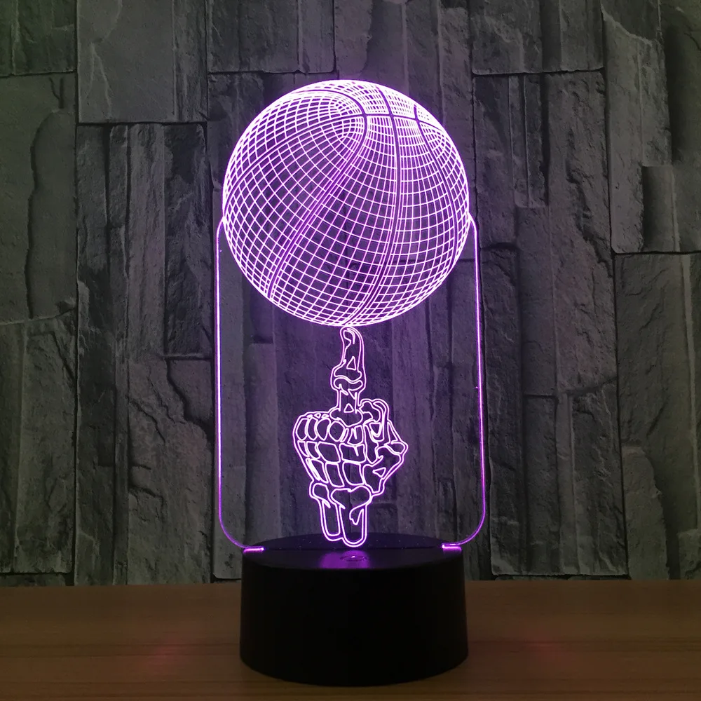 Basketball Acrylic LED 3d Bluetooth Speaker Lamp 7 Color Change USB Night Light For Baby Sleeping Bedroom Decoration
Basketball Acrylic LED 3d Bluetooth Speaker Lamp 7 Color Change USB Night Light For Baby Sleeping Bedroom Decoration