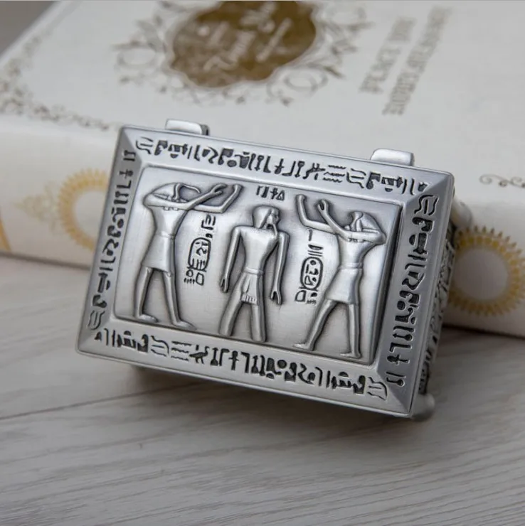 Египетский маленький размер металлический органайзер для ювелирных изделий