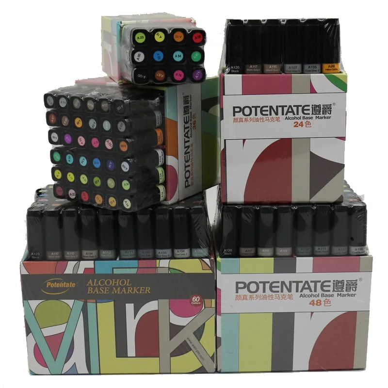 Oil Marker Pen 12/24/36/48/60 Colors Art Marker Pens for Animation, Architectural design, Building Design
Oil Marker Pen 12/24/36/48/60 Colors Art Marker Pens for Animation, Architectural design, Building Design
