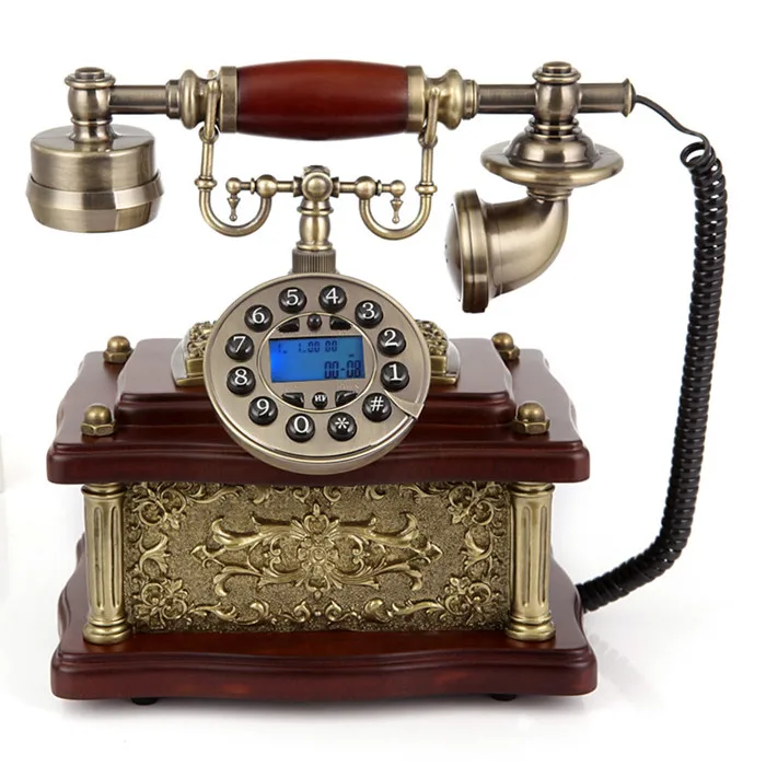 The new European antique telephone telephone landline home landline wood corded phone ringing tones
The new European antique telephone telephone landline home landline wood corded phone ringing tones