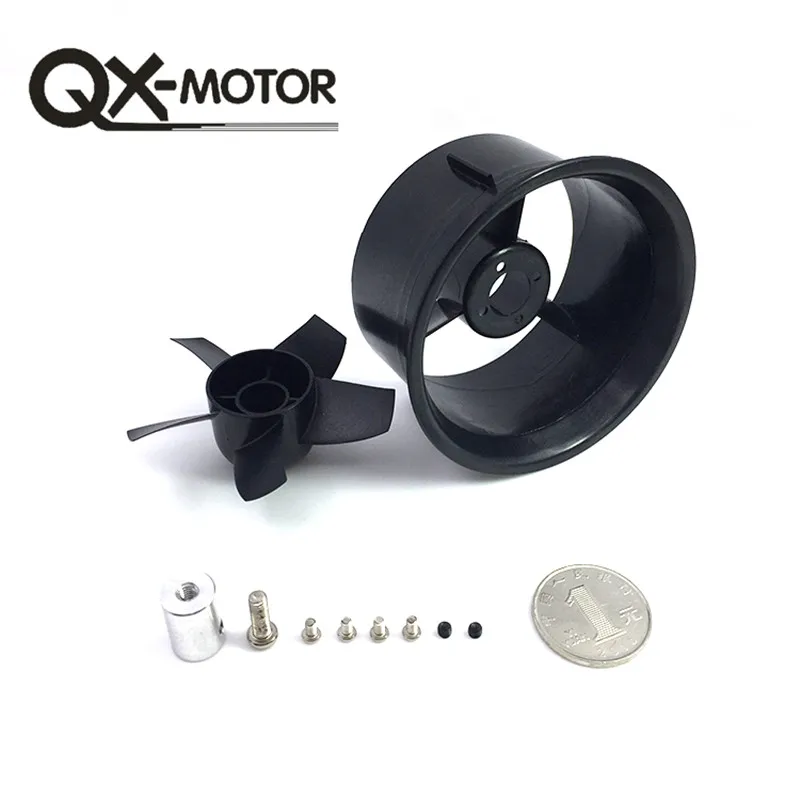 QX-Motor 64mm EDF with 5 Blades Ducted Fan Without Motor Suit for RC Airplanes
QX-Motor 64mm EDF with 5 Blades Ducted Fan Without Motor Suit for RC Airplanes