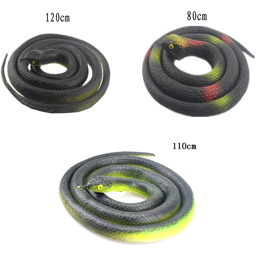80cm/110cm/120cm Gift Novelty Soft Fake Horror Tricky Toy Party Event Simulation Spoof Snake Scary Toys
80cm/110cm/120cm Gift Novelty Soft Fake Horror Tricky Toy Party Event Simulation Spoof Snake Scary Toys