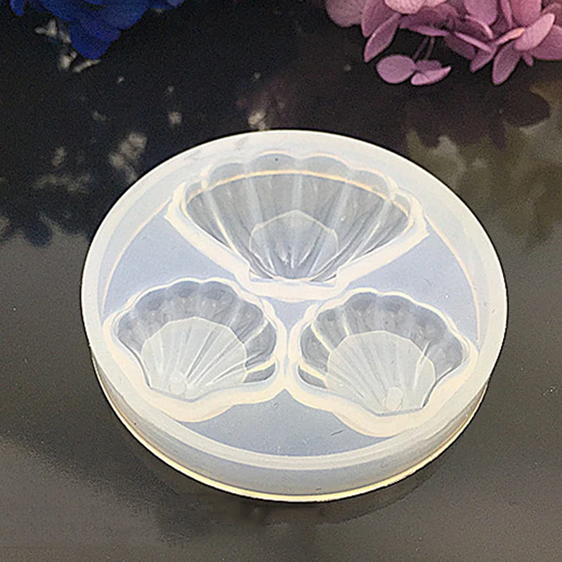 Shell With Holes Pendant Cake Silicone Mold For Jewelry Charms Making Tool Handmade Crystal Diamond Epoxy Resin Cake Moulds
Shell With Holes Pendant Cake Silicone Mold For Jewelry Charms Making Tool Handmade Crystal Diamond Epoxy Resin Cake Moulds