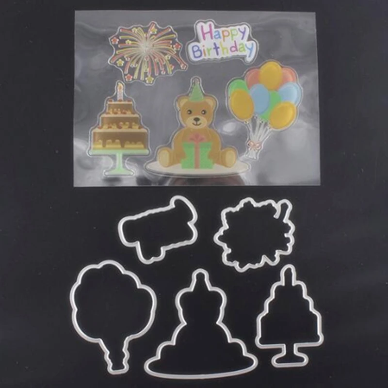 SCD430 Happy Birthday Metal Cutting Dies And Stamps For Scrapbooking Stencils DIY Album Cards Decoration Embossing Die Cuts
SCD430 Happy Birthday Metal Cutting Dies And Stamps For Scrapbooking Stencils DIY Album Cards Decoration Embossing Die Cuts