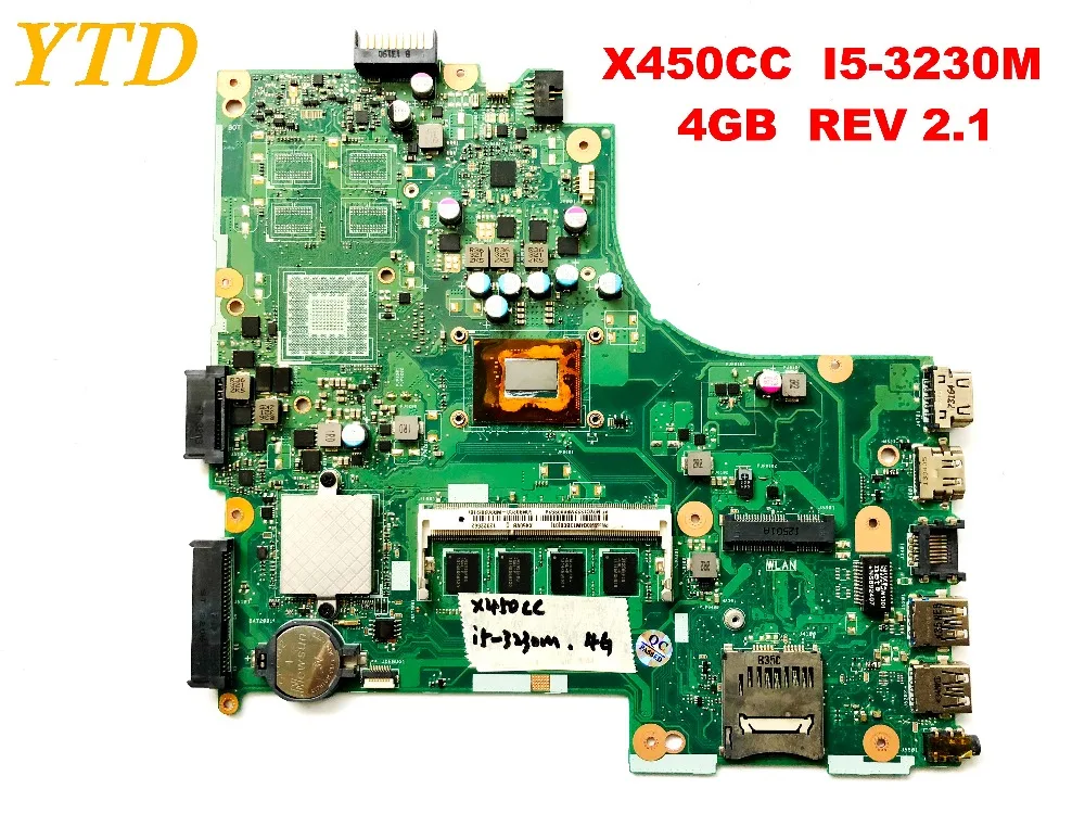 Original for ASUS X450CC laptop motherboard X450CC I5-3230M 4GB REV 2.1 tested good free shipping
Original for ASUS X450CC laptop motherboard X450CC I5-3230M 4GB REV 2.1 tested good free shipping