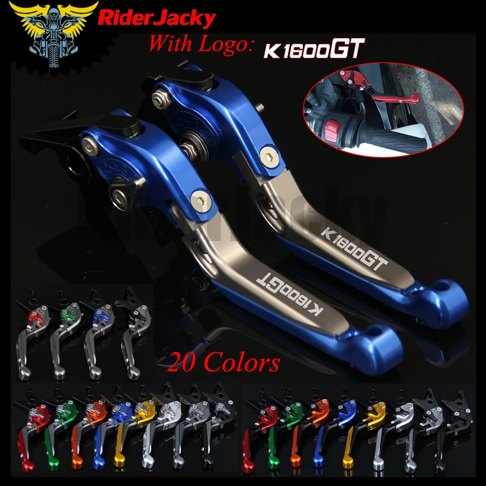 RiderJacky LOGO "K1600GT" Motorcycle CNC Brake Clutch Levers For BMW K1600 GT/GTL 2017-2018
RiderJacky LOGO "K1600GT" Motorcycle CNC Brake Clutch Levers For BMW K1600 GT/GTL 2017-2018