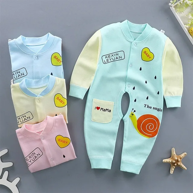 2019 хлопок для малышей одежда Одежда новорожденных мальчиков и девочек мягкие