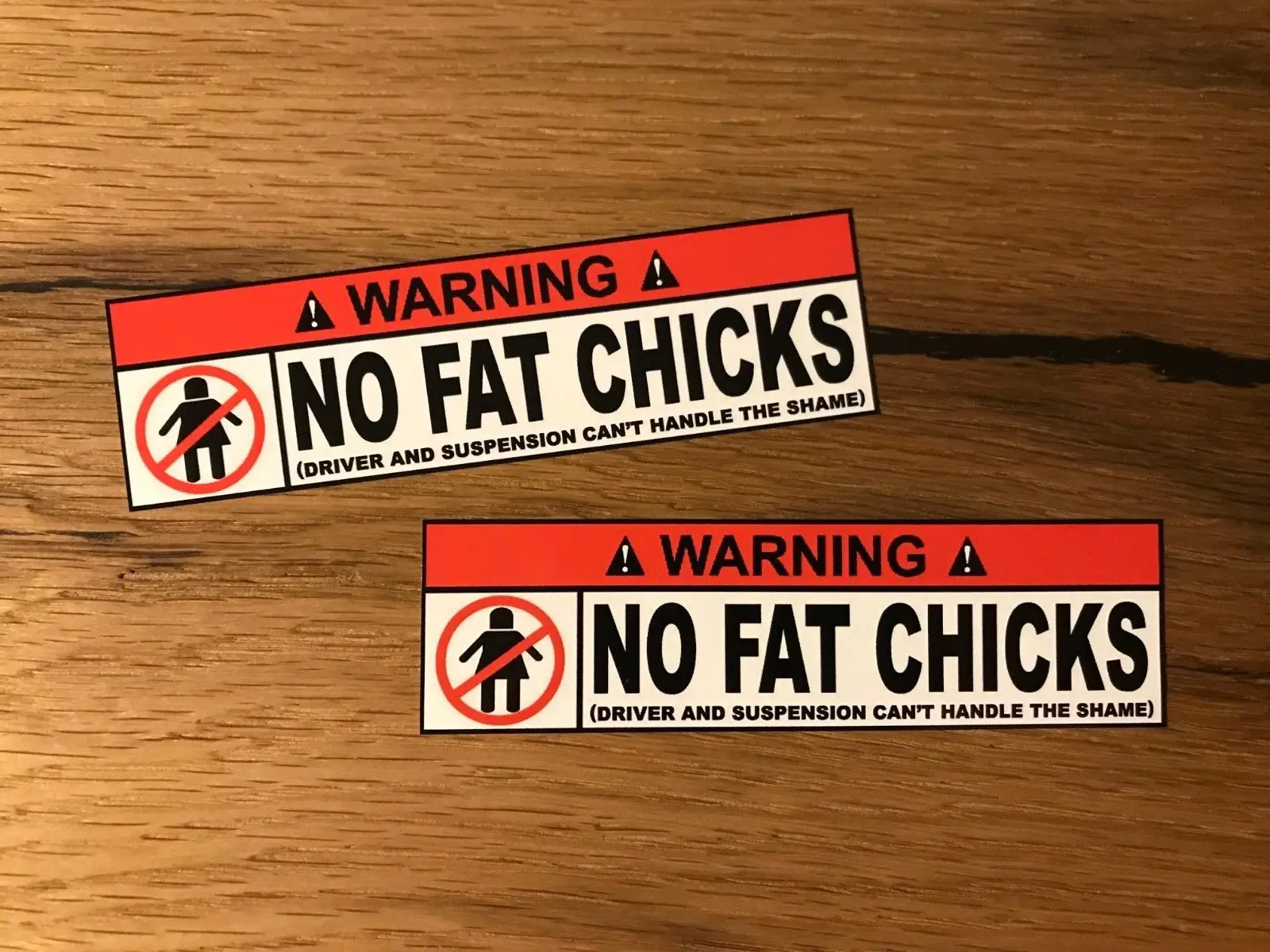 No Fat Chicks Sticker Deep Low Stance OEM JDM Shocker Sticker Tuning # 313
No Fat Chicks Sticker Deep Low Stance OEM JDM Shocker Sticker Tuning # 313