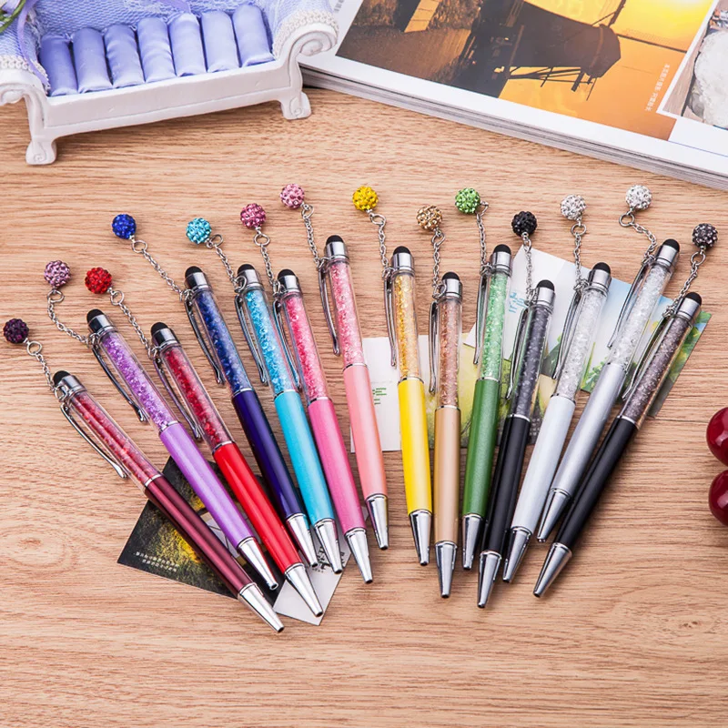 50 pcs Colorful Stylus Crystal Diamond Rainbow Ballpoint Pen Stationery Office School Ballpen Novelty Gift Can Customize Logo
50 pcs Colorful Stylus Crystal Diamond Rainbow Ballpoint Pen Stationery Office School Ballpen Novelty Gift Can Customize Logo