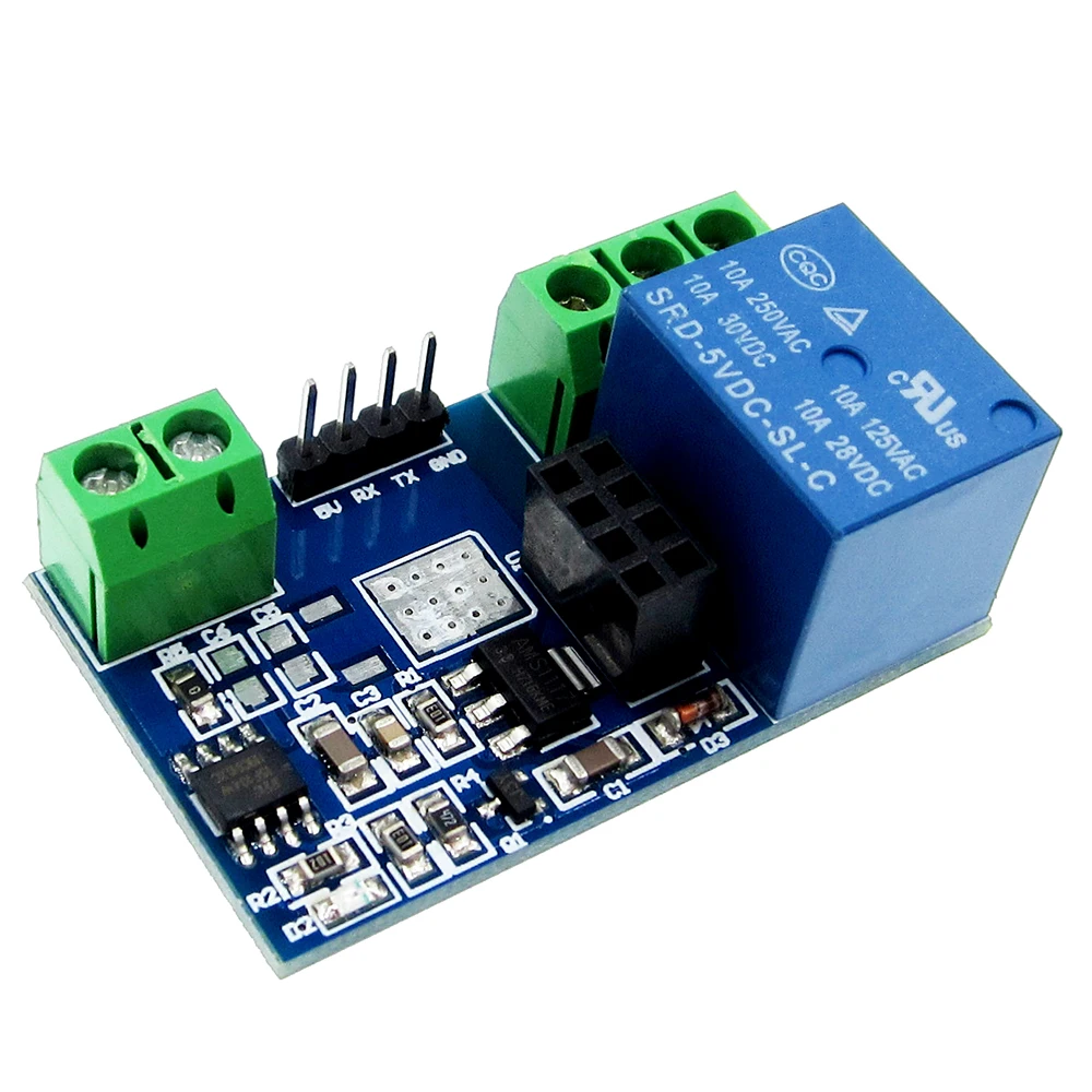 ESP8266 ESP01 5V Wi-Fi релейный модуль, переключатель дистанционного управления для телефона, приложение Things, умный дом (без ESP-01), умная электроника
ESP8266 ESP01 5V Wi-Fi релейный модуль, переключатель дистанционного управления для телефона, приложение Things, умный дом (без ESP-01), умная электроника