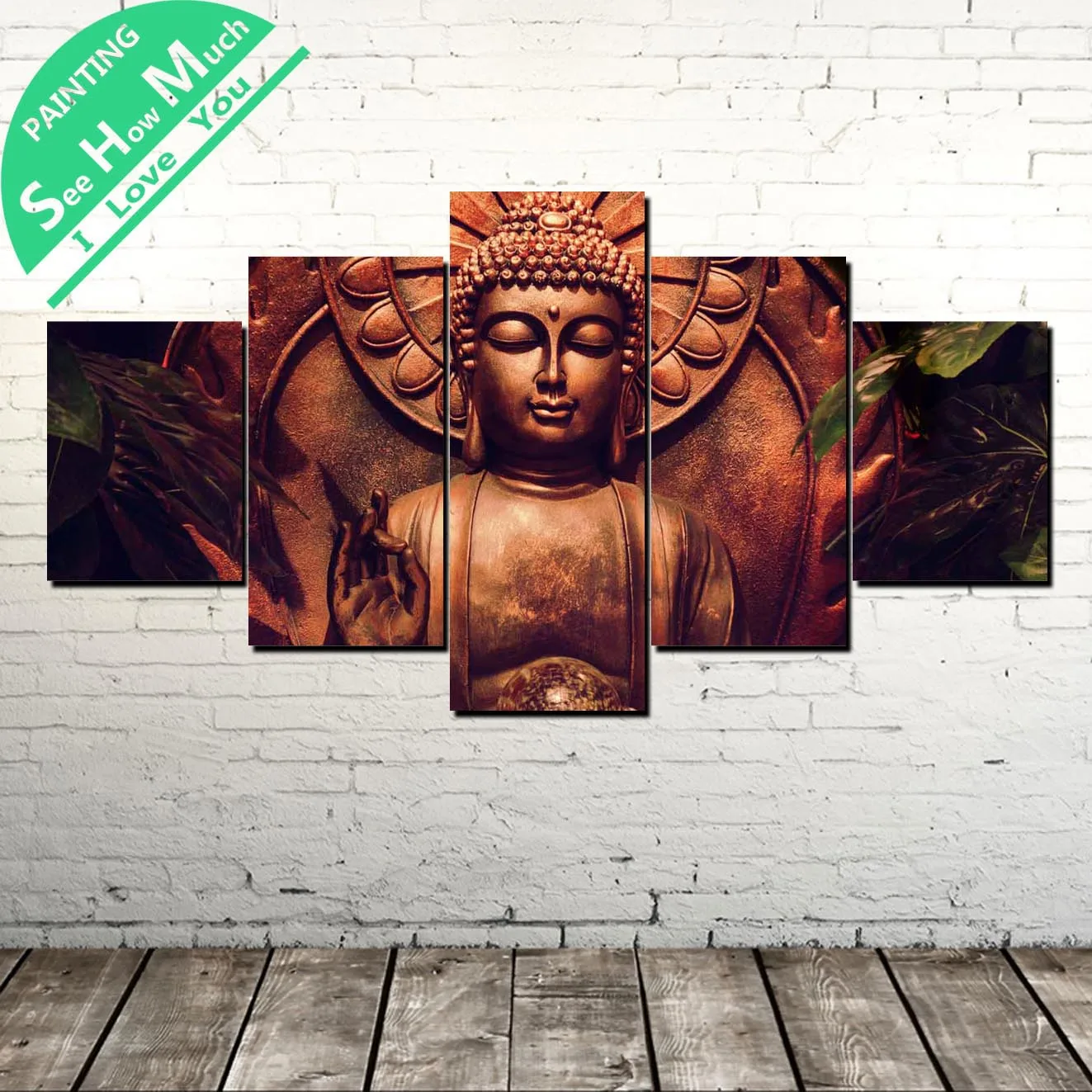 5 Piece Meditator Buddha Canvas Painting Wall Art Pictures Prints on Canvas Home Decor Wall Poster Decoration for Bedroom
5 Piece Meditator Buddha Canvas Painting Wall Art Pictures Prints on Canvas Home Decor Wall Poster Decoration for Bedroom