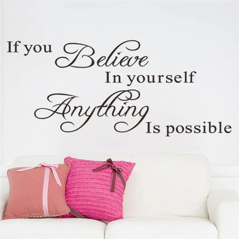 believe in yourself home decor creative quote wall decal decorative adesivo de parede removable vinyl wall sticker
believe in yourself home decor creative quote wall decal decorative adesivo de parede removable vinyl wall sticker