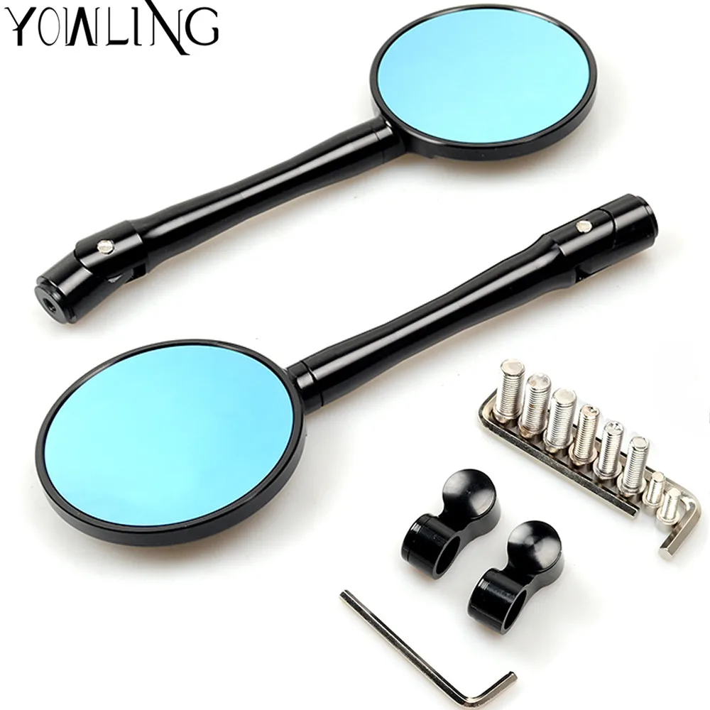 New One Pair Moto Motorbike Motorcycle Rearview Side Mirrors Set CNC Aluminum for KAWASAKI ER-6N HONDA SUZUKI YAMAHA DUCATI
New One Pair Moto Motorbike Motorcycle Rearview Side Mirrors Set CNC Aluminum for KAWASAKI ER-6N HONDA SUZUKI YAMAHA DUCATI