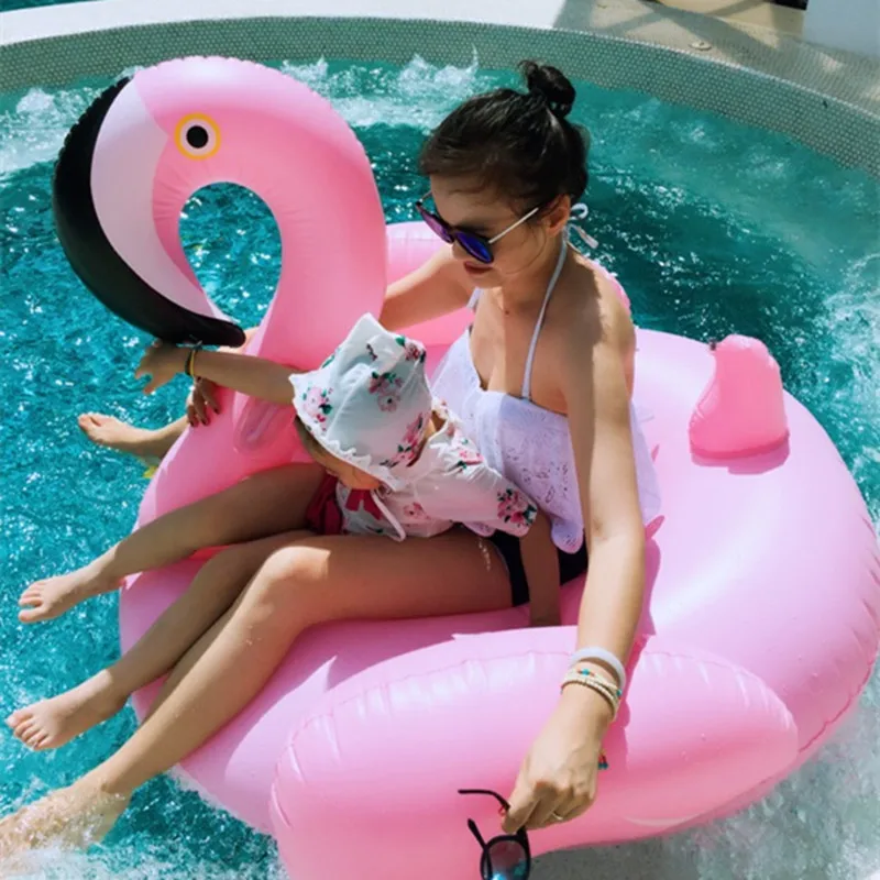 Pink Inflatable Flamingo Giant Swan Ride-On Pool Toy Float Swim Ring Holiday Beach Island Water Fun Party Toys
Pink Inflatable Flamingo Giant Swan Ride-On Pool Toy Float Swim Ring Holiday Beach Island Water Fun Party Toys