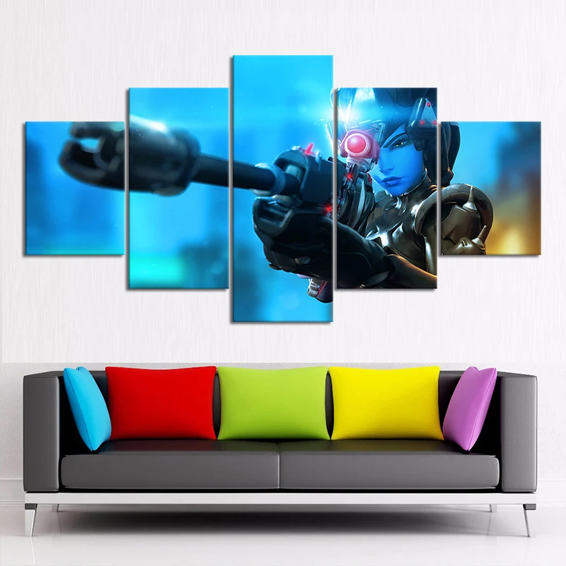 5 Piece Video Game Poster Overwatch Home Decor Background Wall Art Canvas Painting OW Game Figure Wall Sticker Mural Painting
5 Piece Video Game Poster Overwatch Home Decor Background Wall Art Canvas Painting OW Game Figure Wall Sticker Mural Painting