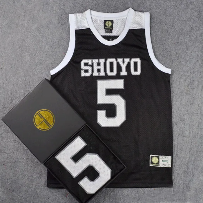 Slam Dunk Shoyo старшая школа No.5 Toru Hanagata жилет для косплея баскетбольная майка|Костюмы