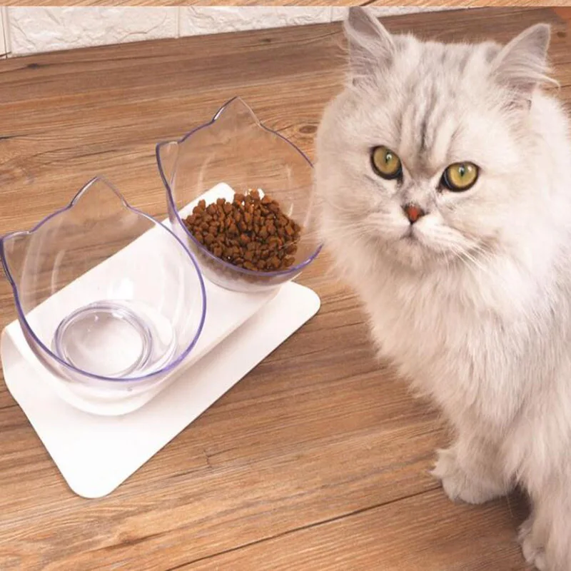 Cat Pattern Pet Bowl Double-layer Plastic Non-slip Pet Water Food Feeder Pet Bowl Spine-protection For Cats and Dogs BW804
Cat Pattern Pet Bowl Double-layer Plastic Non-slip Pet Water Food Feeder Pet Bowl Spine-protection For Cats and Dogs BW804