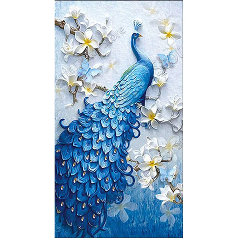Blue peacock 5D diy Needlework diamond embroidery animal resin diamond mosaic diy diamond painting 3d cross stitch kits RA0904
Blue peacock 5D diy Needlework diamond embroidery animal resin diamond mosaic diy diamond painting 3d cross stitch kits RA0904