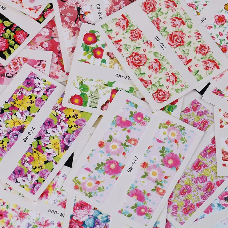 48pcs Flower Water Nail Stickers Decals Daisy Rose Transfer Tip Watermark Flora Painting Slider Manicure Decoration
48pcs Flower Water Nail Stickers Decals Daisy Rose Transfer Tip Watermark Flora Painting Slider Manicure Decoration