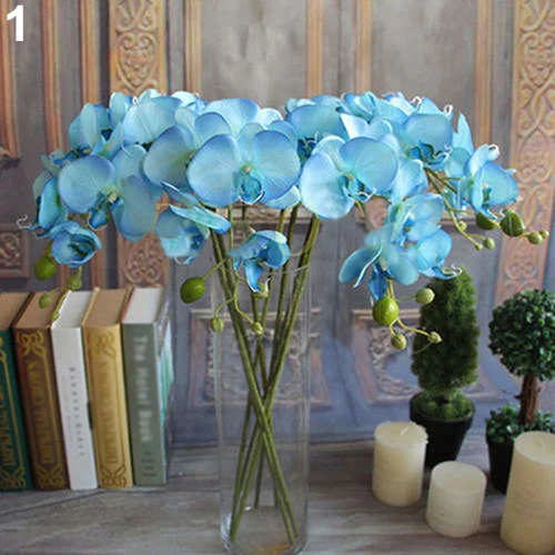 Искусственный цветок орхидеи бабочки 1 шт. свадебный Декор для дома