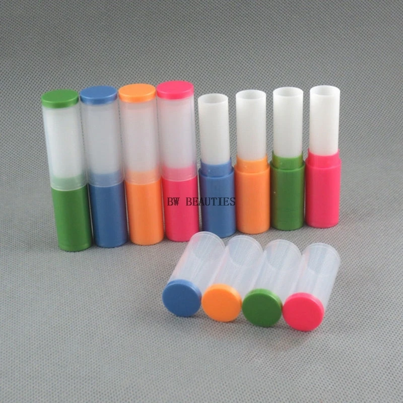 

500Pcs/Lot 4G pink lip gloss/color cream tube or lip balm tube or lip stick tube,directly pour no need filling mould